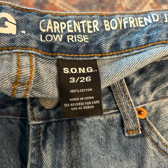 Low Rise Carpenter Boyfriend Jeans - Picture 6 of 6